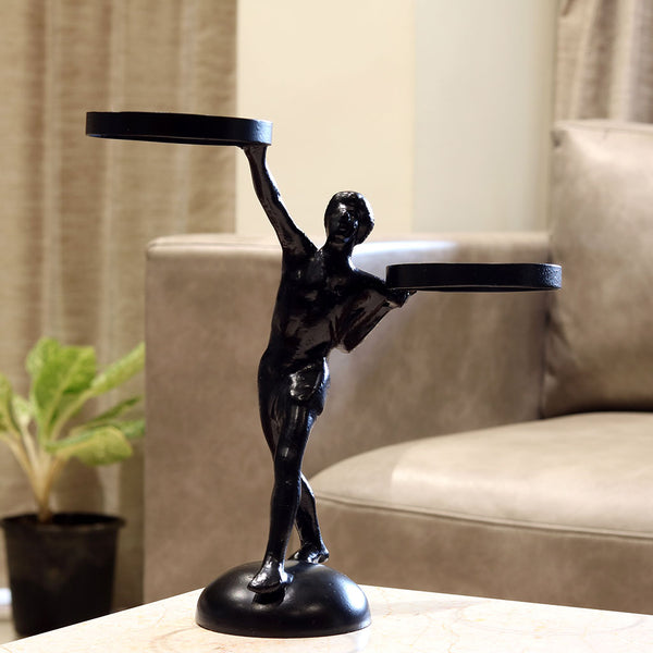 Human Sculpture Holding Pot Stand - Image 2