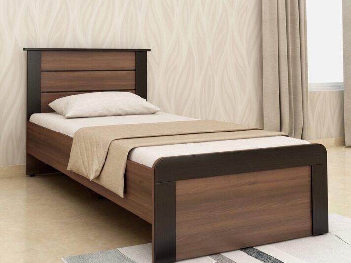 Grace Single Bed in Walnut & Wenge Colour