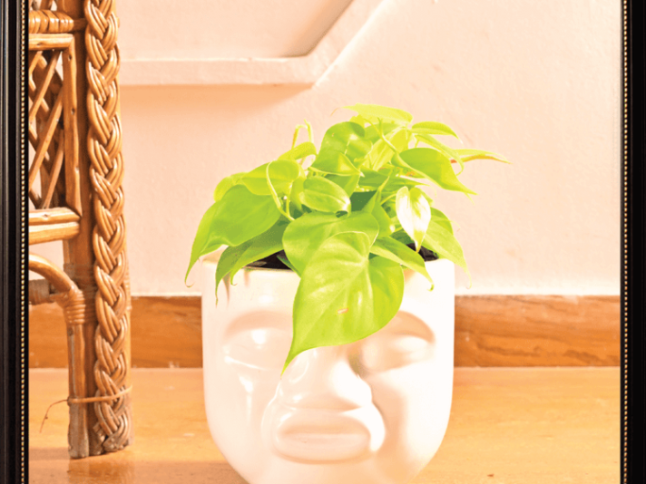 Unwavered Love - Kids Pout Face Ceramic Pot (7.9 Inch Width)