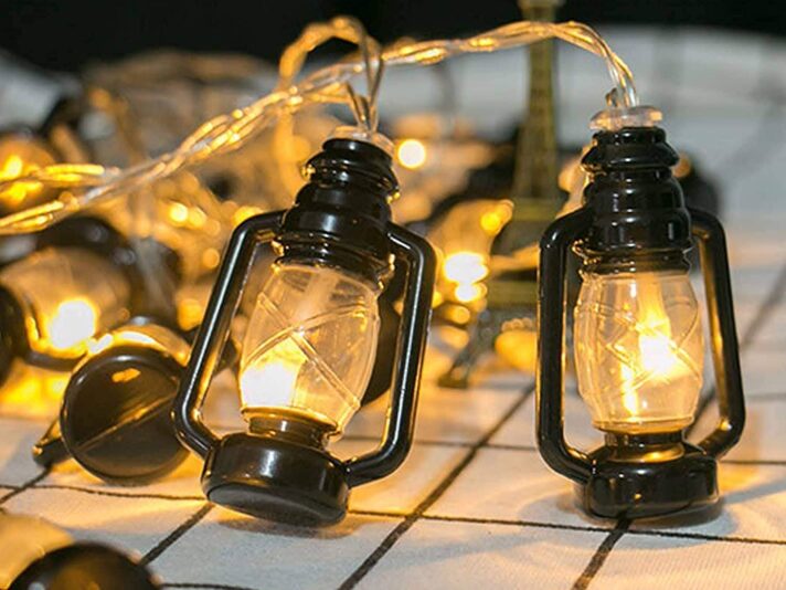 REFULGIX 16 LED 3 Meter Lantern String Lights Home Decorative Diwali Christmas Lights Decoration (Warm White)